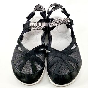 Explorer 24 Easy Spirit Women's US 10WW Seesplash Black Strap Hiking Sandal/Shoe